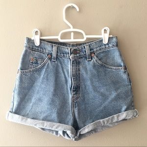 Vintage Levi’s High Waisted Denim Shorts
